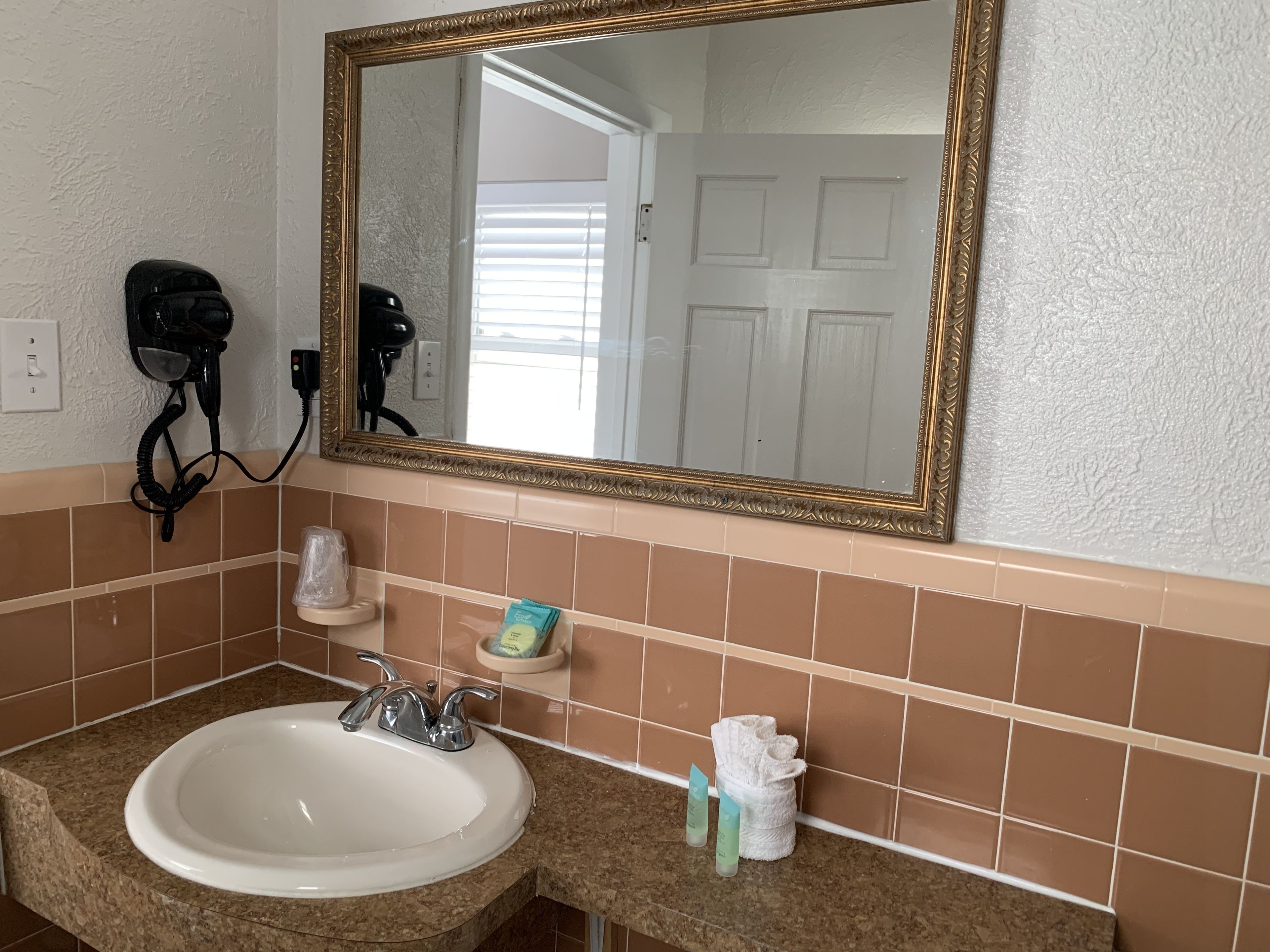 double room, 2 double beds, kitchenette | bathroom | combined shower/bathtub, towels