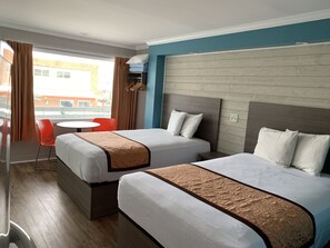 Double Room, 2 Double Beds, Kitchenette | Free WiFi, bed sheets - Dolphin Inn (Wildwood)