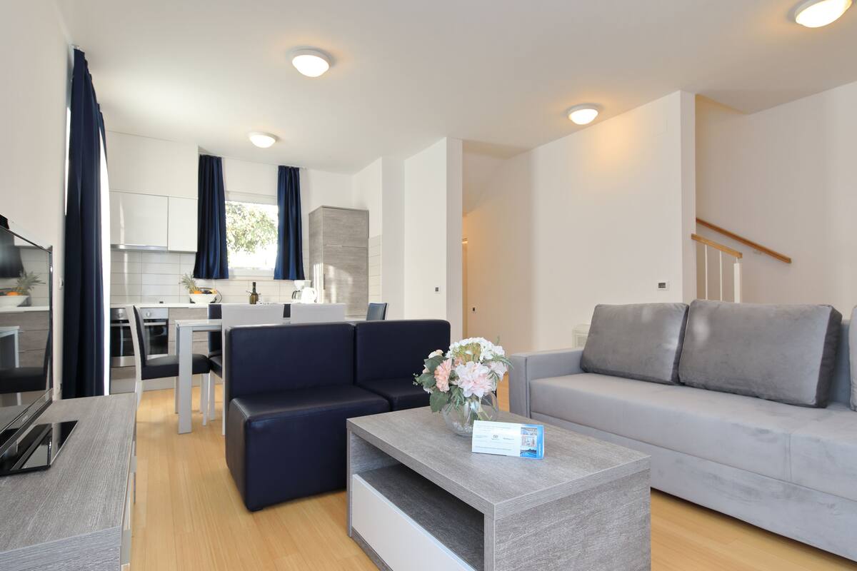 Premium Apartment, 2 Bedrooms, Terrace | Living area | LCD TV
