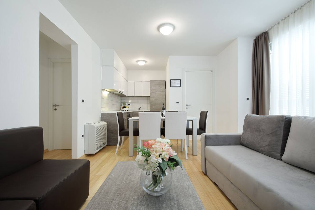 Standard Apartment, 2 Bedrooms, Terrace | Living area | LCD TV