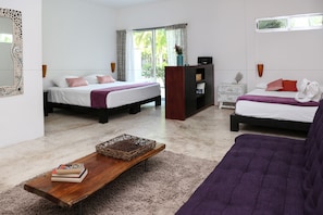 Triple Room, Multiple Beds, Ground Floor | Garden view - Villas H2O (Tulum)