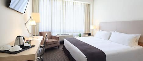 Standard Single Room, 1 King Bed | Minibar, in-room safe, desk, blackout drapes