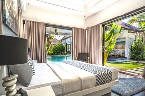 Villa, 2 Schlafzimmer, eigener Pool | Zimmersafe, Schreibtisch, Zustellbetten, kostenloses WLAN