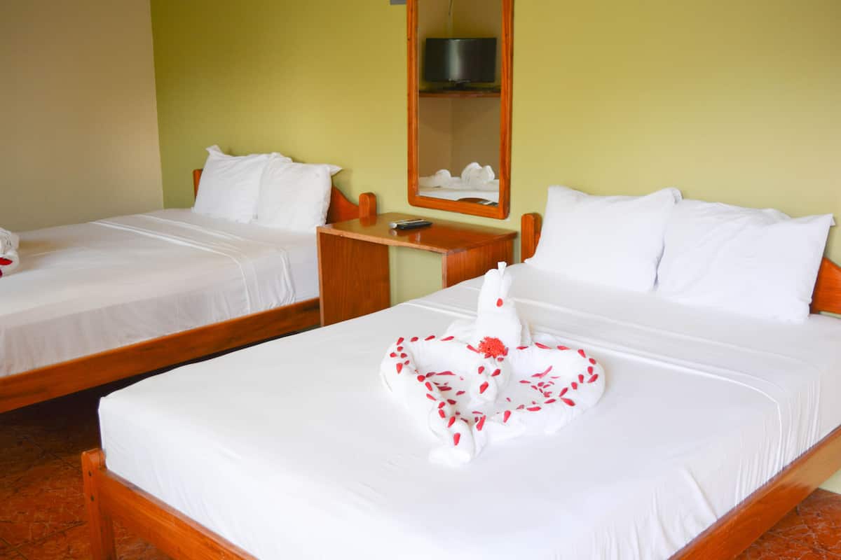 Premium bedding, down duvets, individually decorated