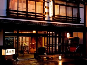 Front of property - evening/night