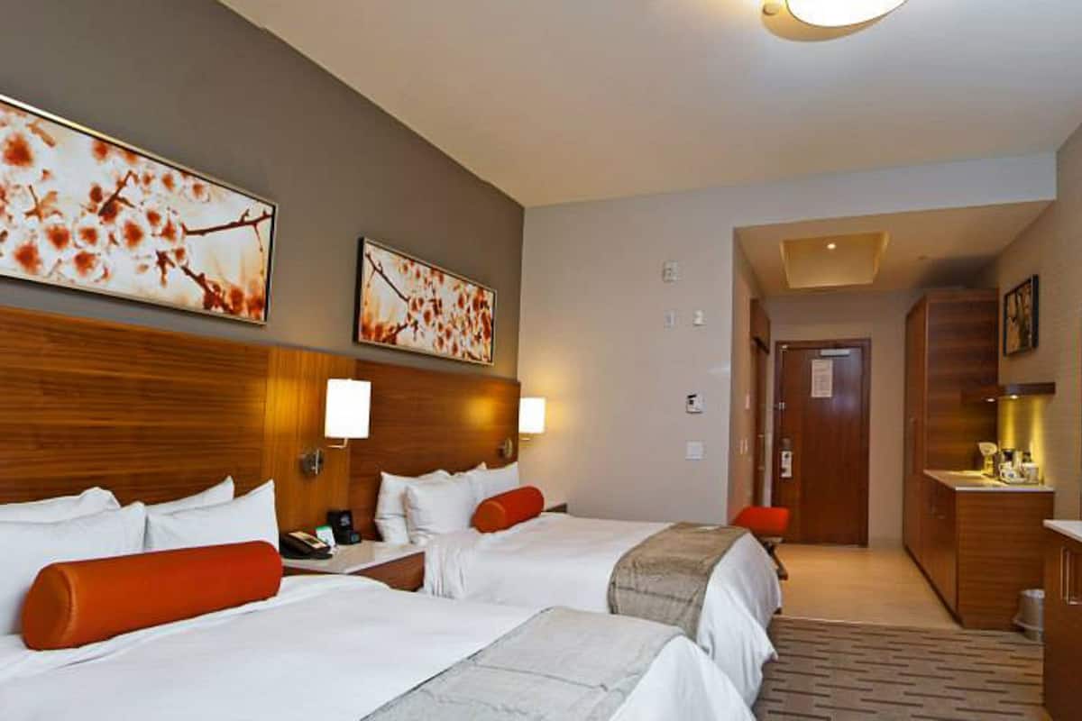 room, 2 queen beds, non smoking | 1 bedroom, premium bedding, in-room safe, desk