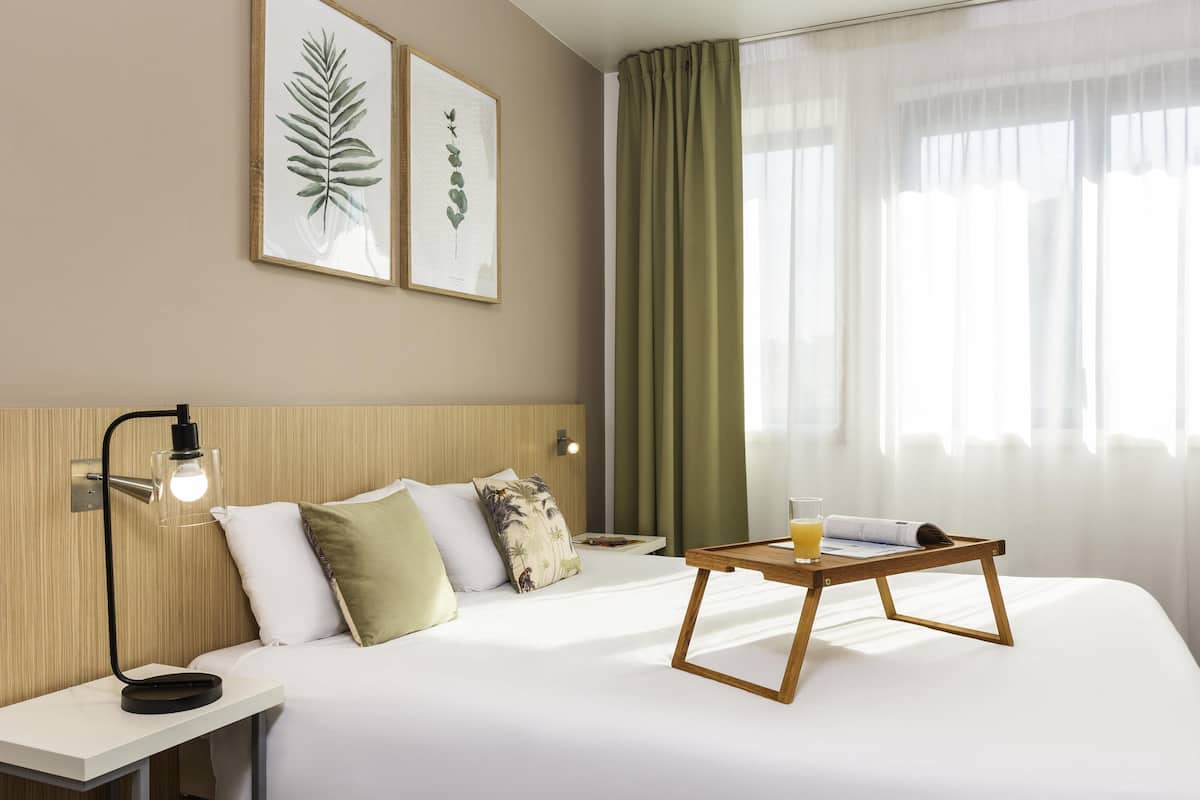 Lägenhet - 1 sovrum (4 people) | Värdeförvaringsskåp på rummet, skrivbord, ljudisolering och gratis wi-fi