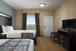 Pillowtop beds, desk, soundproofing, iron/ironing board