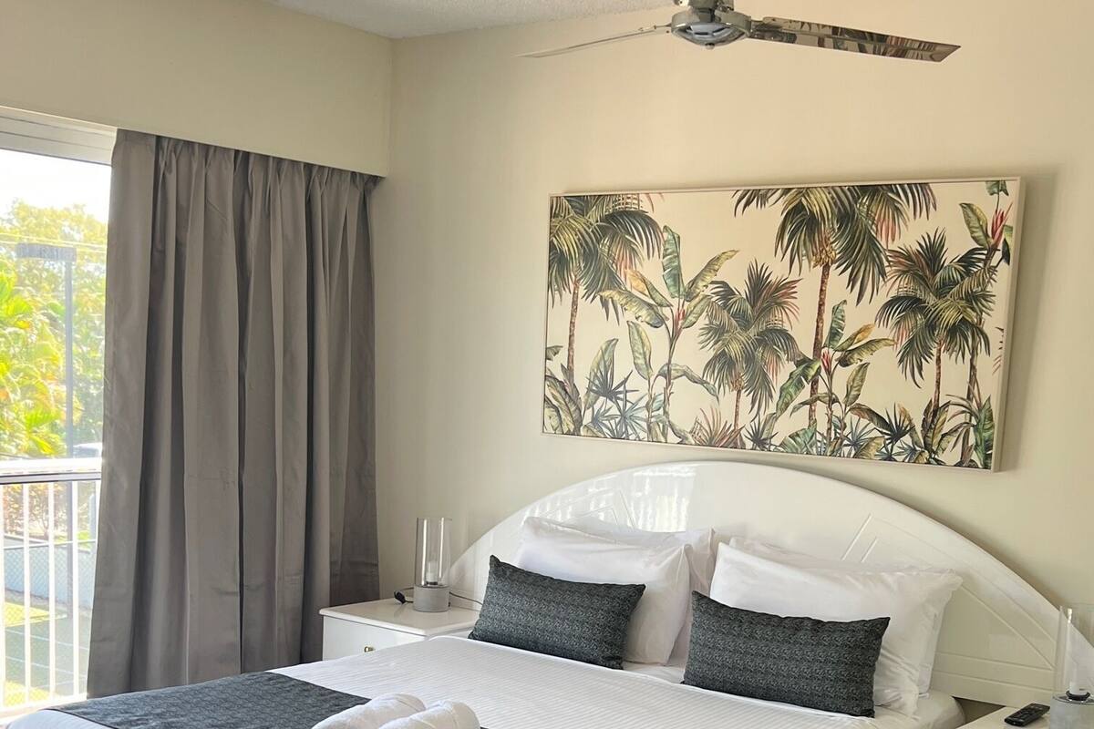 Apartemen Standar, 1 kamar tidur (1 Queen Bed) | Kedap suara, setrika/meja setrika, dan Wi-Fi gratis