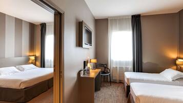 Bureau, chambres insonorisées, Wi-Fi gratuit, draps fournis