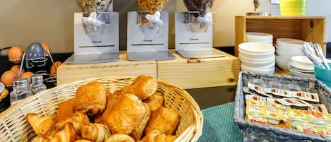 Daily buffet breakfast (EUR 12 per person)