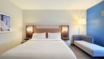 Desk, blackout drapes, iron/ironing board, free WiFi