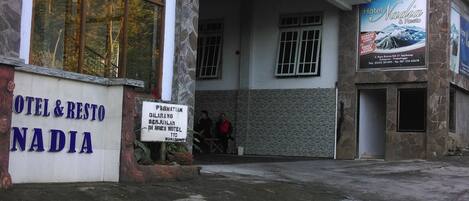 Façade de l’hébergement