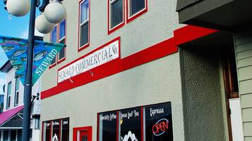 Fassade der Unterkunft