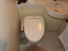 샤워기/욕조 결합, 무료 세면용품, 헤어드라이어, 슬리퍼