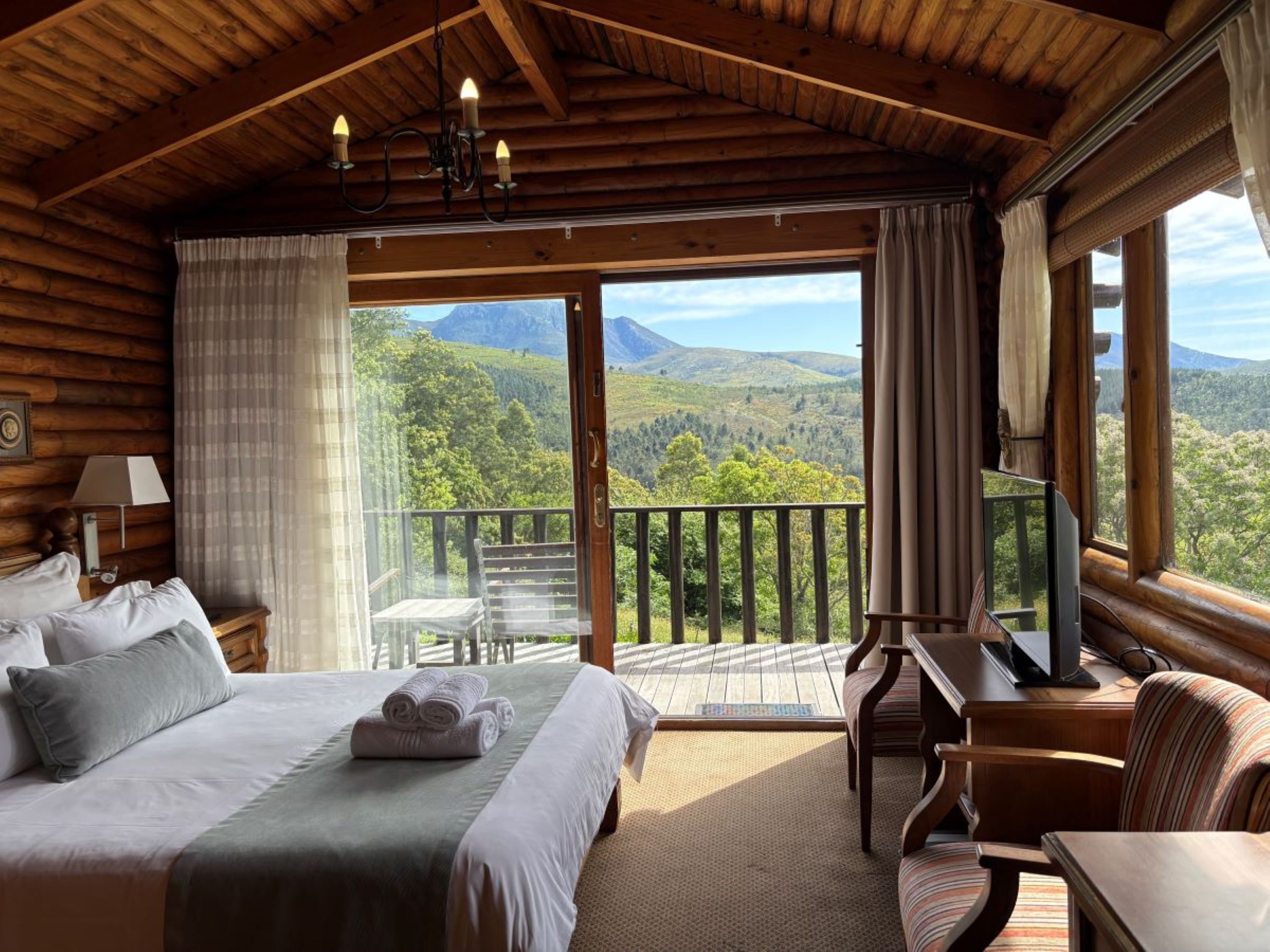 double/twin rooms - swiss village cabins | premium bedding, down duvets, in-room safe, blackout curtains