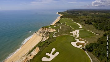 Blick auf den Golfplatz