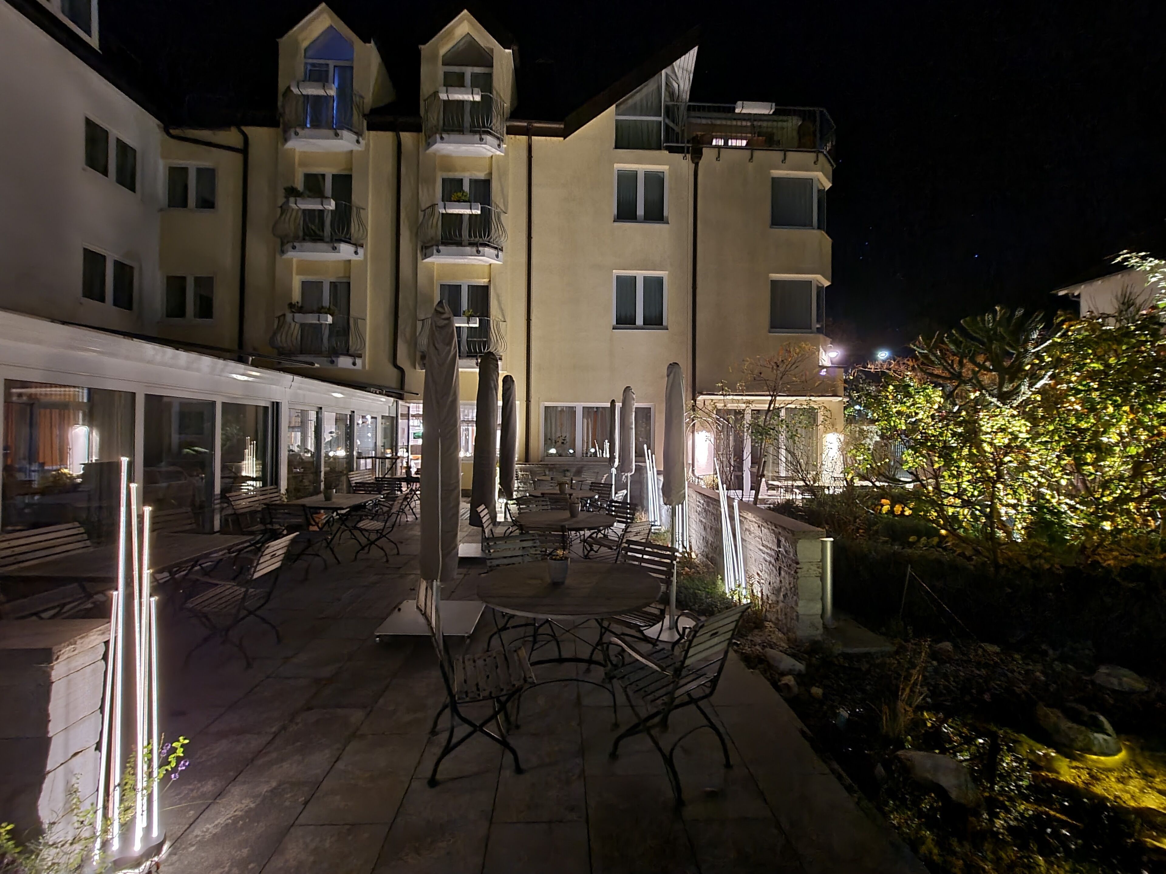 Front of property - evening/night