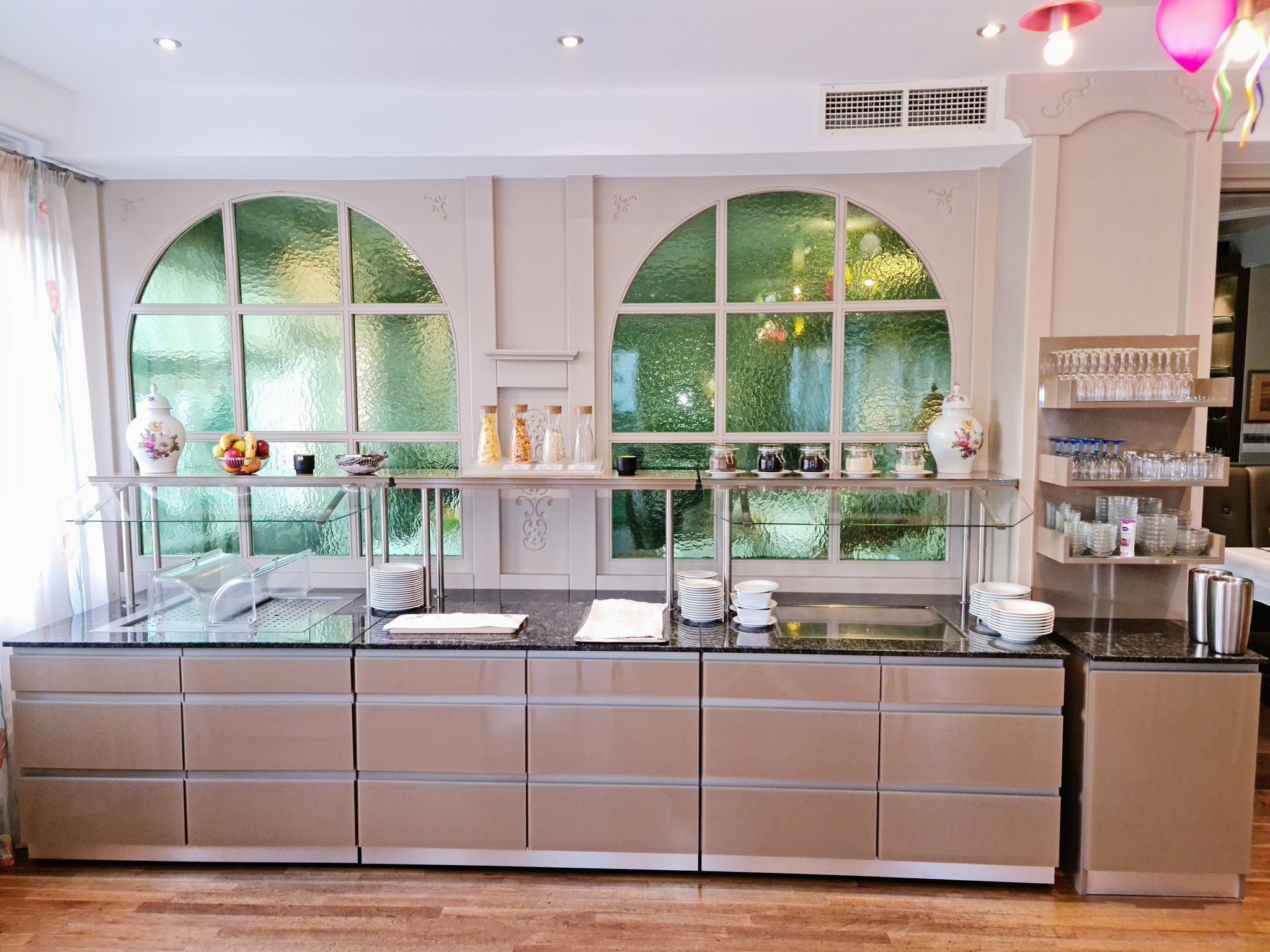 Daily buffet breakfast (EUR 22 per person)