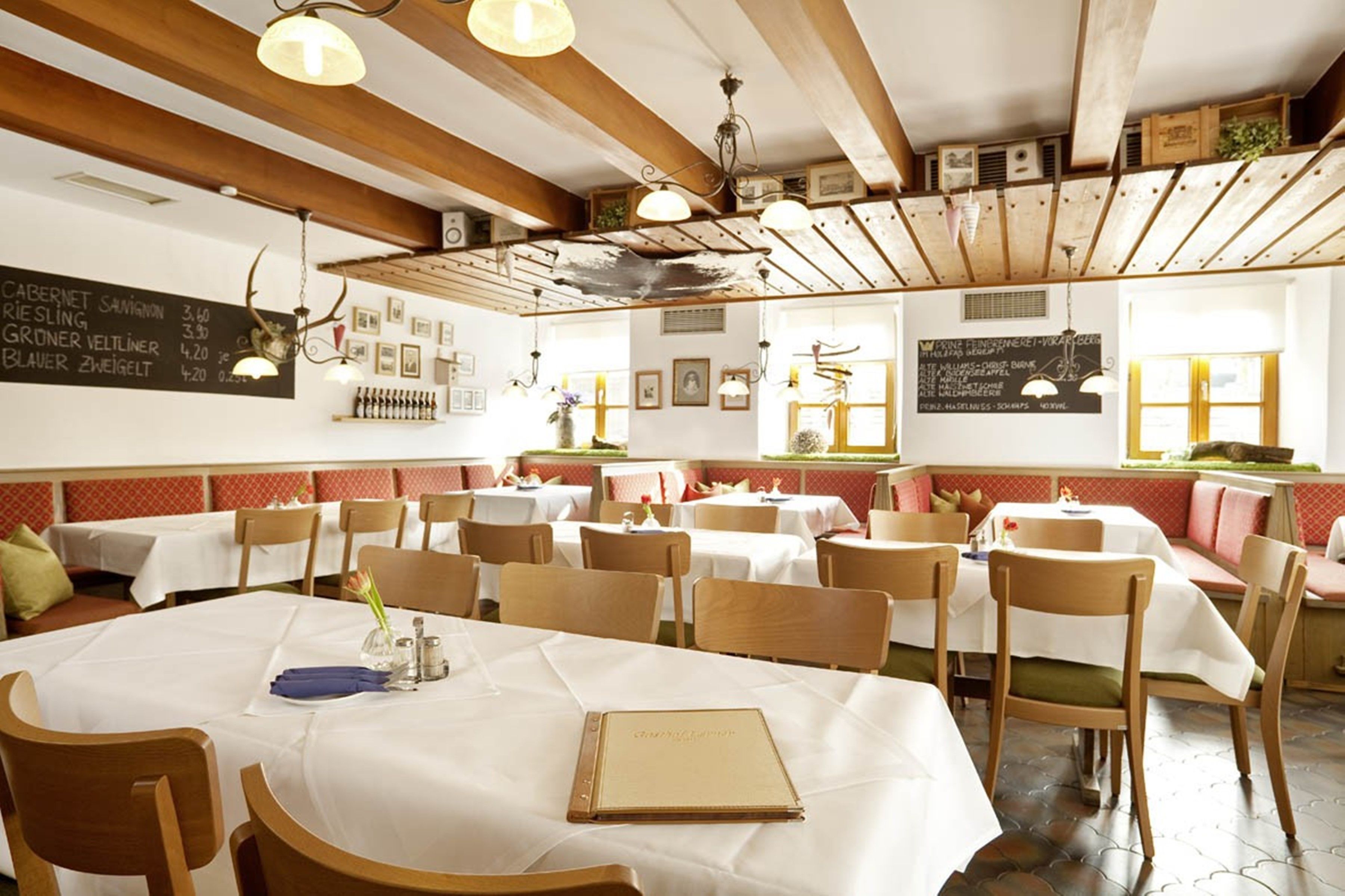 lunch and dinner served, regional cuisine