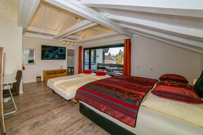 Familien-Vierbettzimmer, Balkon
