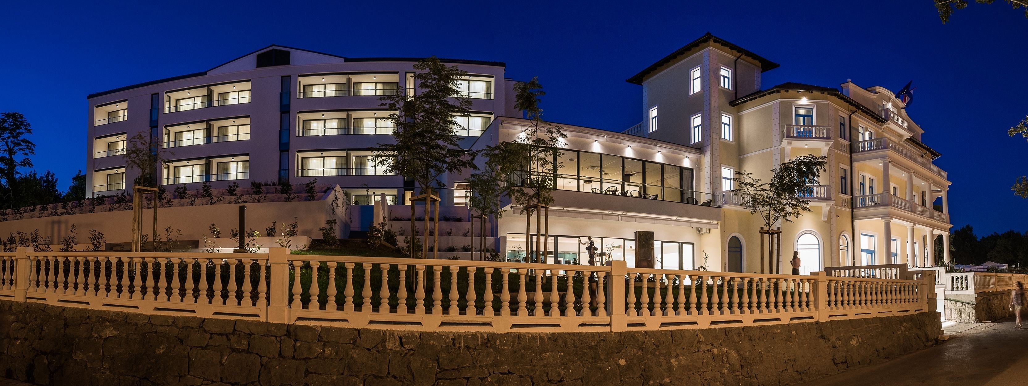 front of property – evening/night