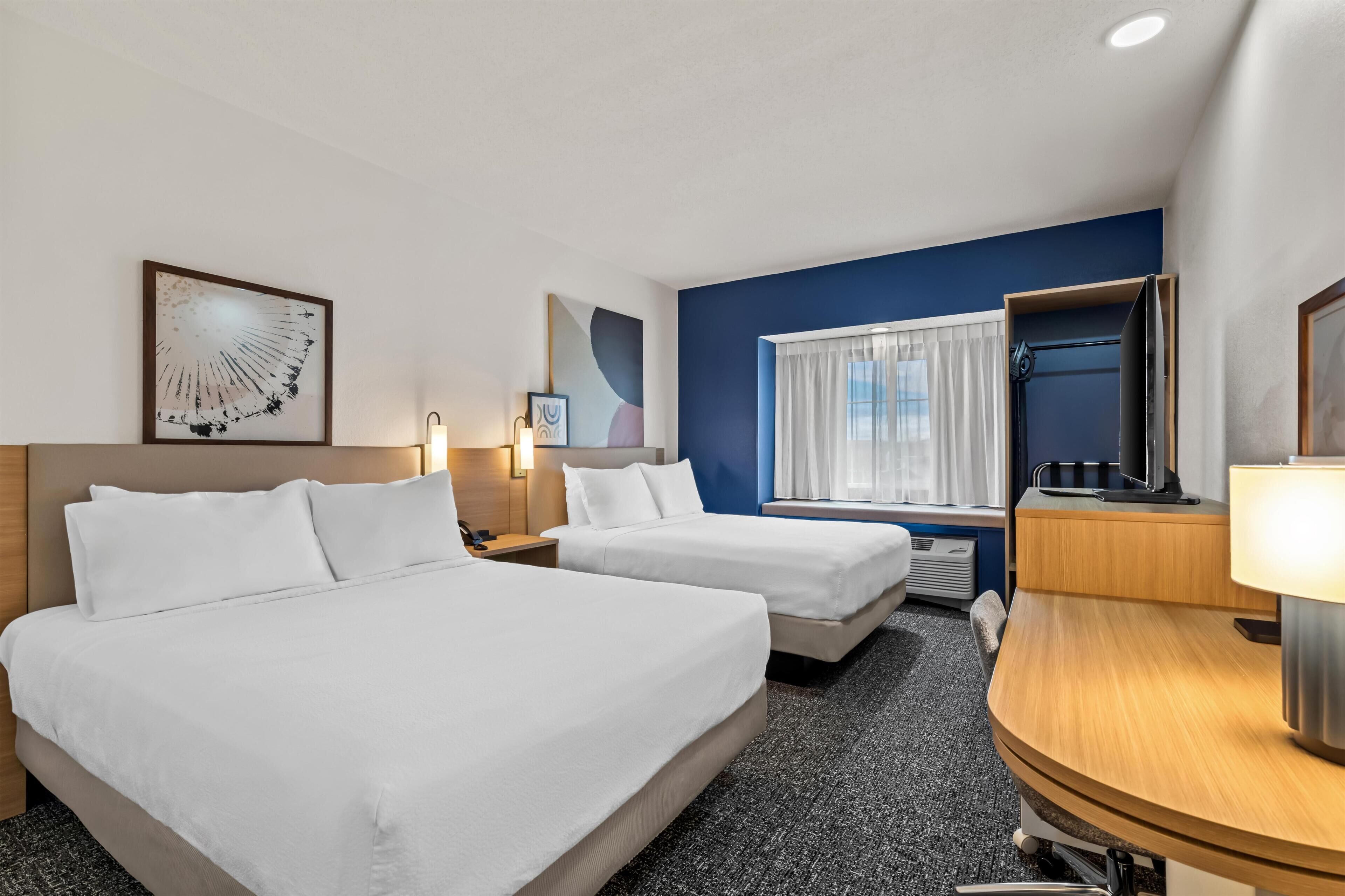 Chambre, 2 grands lits