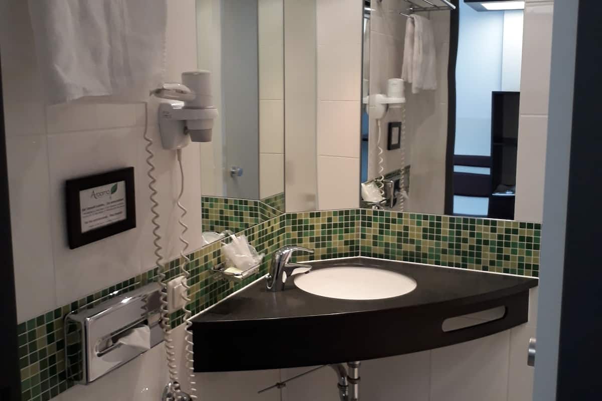 free toiletries, hair dryer, bathrobes, towels