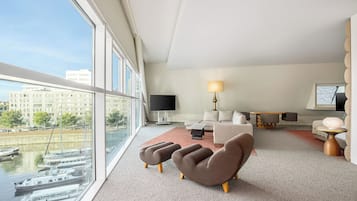 Presidential Suite, 1 King Bed | Living area | 37-inch Smart TV with cable channels, Netflix, streaming services