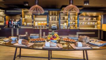 Daily buffet breakfast (EUR 24.50 per person)