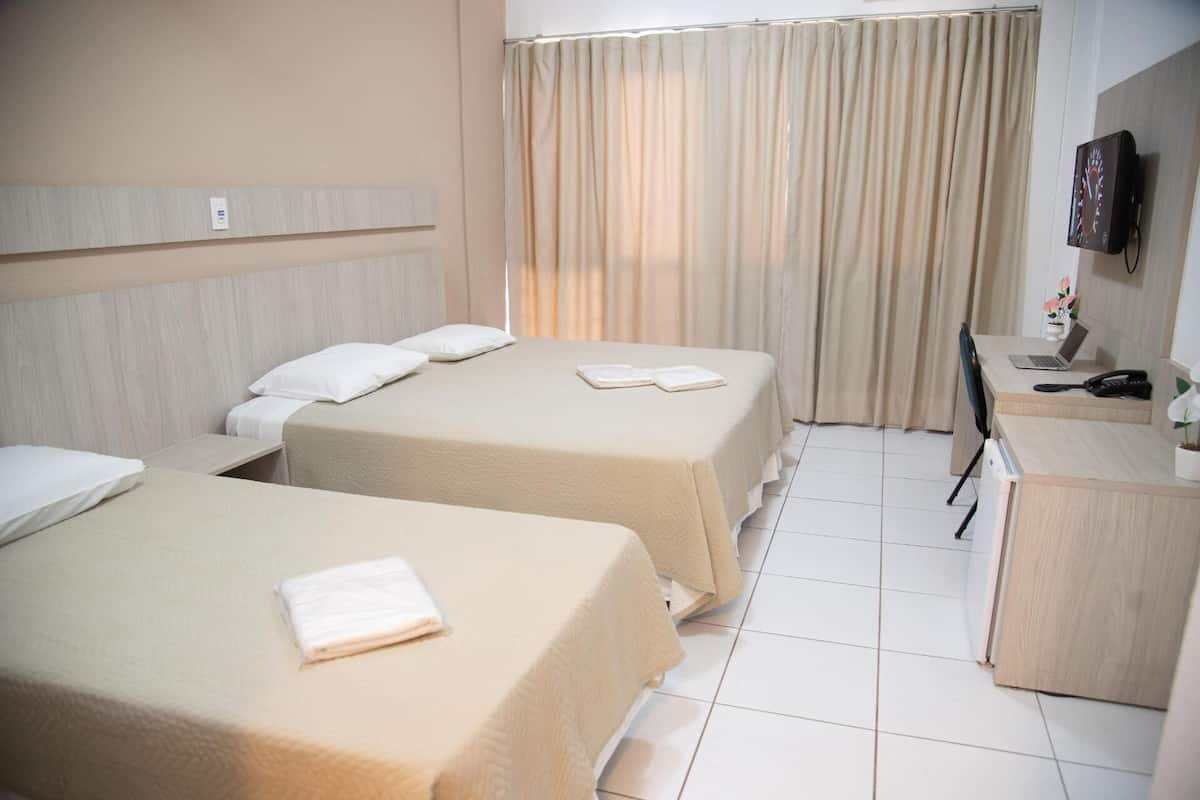 Minibar, desk, blackout drapes, free WiFi