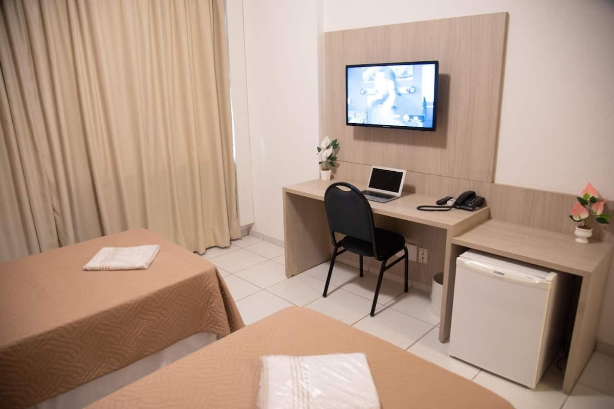 Minibar, desk, blackout drapes, free WiFi