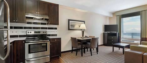 Microwave, coffee/tea maker