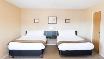 Standard Room, 2 Double Beds, Kitchenette | Desk, free rollaway beds, free WiFi, bed sheets