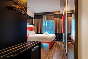 In-room safe, desk, laptop workspace, blackout drapes
