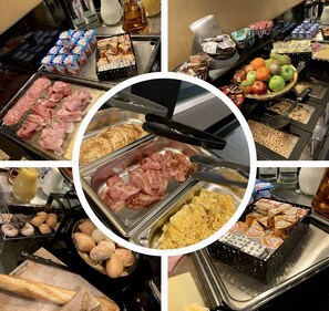 Dagelijks ontbijtbuffet (EUR 12 per persoon)