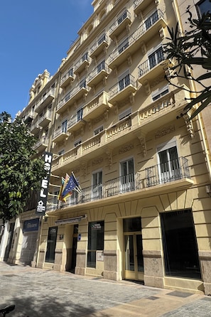 Overnatningsstedets facade