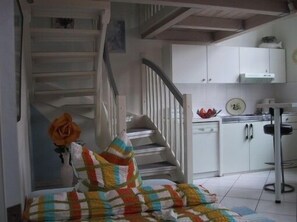 Single Room | Living area | TV - Zum Eichbaum (Hamburg)