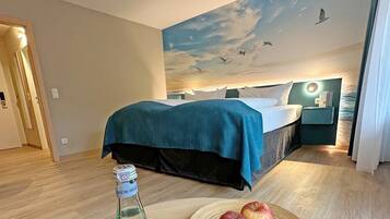 Premium Double Room with Forest/Ocean View | In-room safe, desk, free WiFi, bed sheets