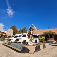 Fachada de la propiedad