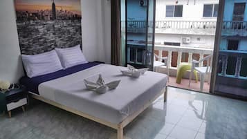 Family Quadruple Room, Kitchen, Garden Area | 1 bedroom, hypo-allergenic bedding, in-room safe, desk