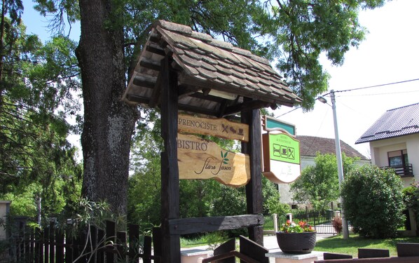 Façade de l’hébergement