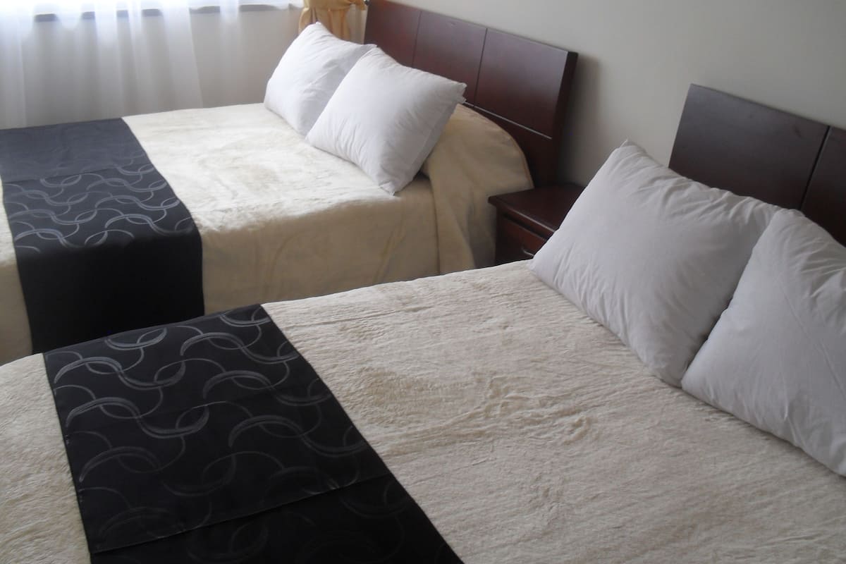 Desk, cots/infant beds, rollaway beds, individually furnished