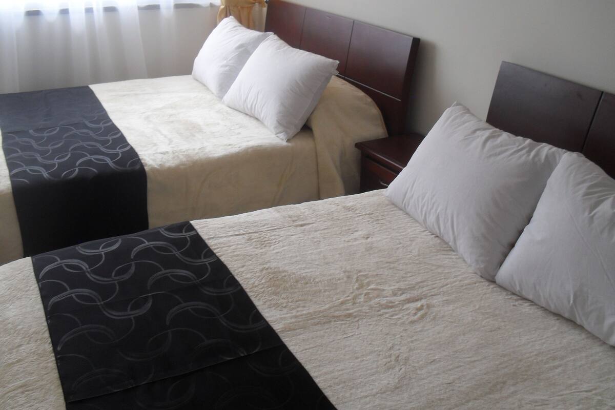 Individually furnished, desk, cots/infant beds, rollaway beds