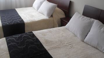 Individually furnished, desk, cribs/infant beds, rollaway beds