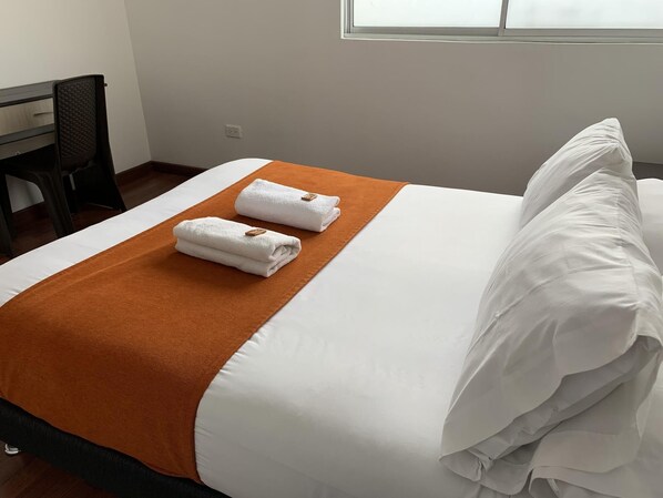 Individually furnished, desk, cribs/infant beds, rollaway beds