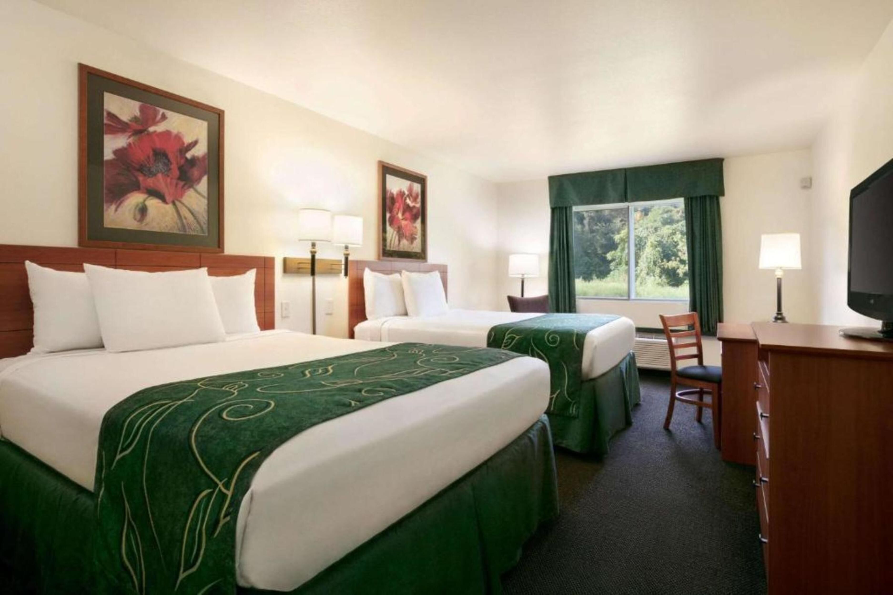 room, 2 queen beds, non smoking | desk, blackout curtains, soundproofing, iron/ironing board