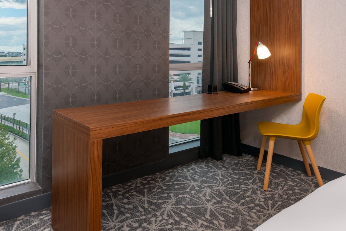 Pillowtop beds, in-room safe, desk, laptop workspace