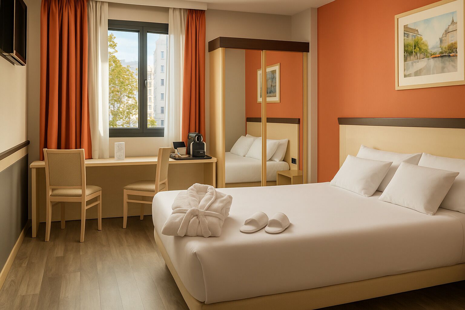 Superior Room | Minibar, in-room safe, desk, laptop workspace