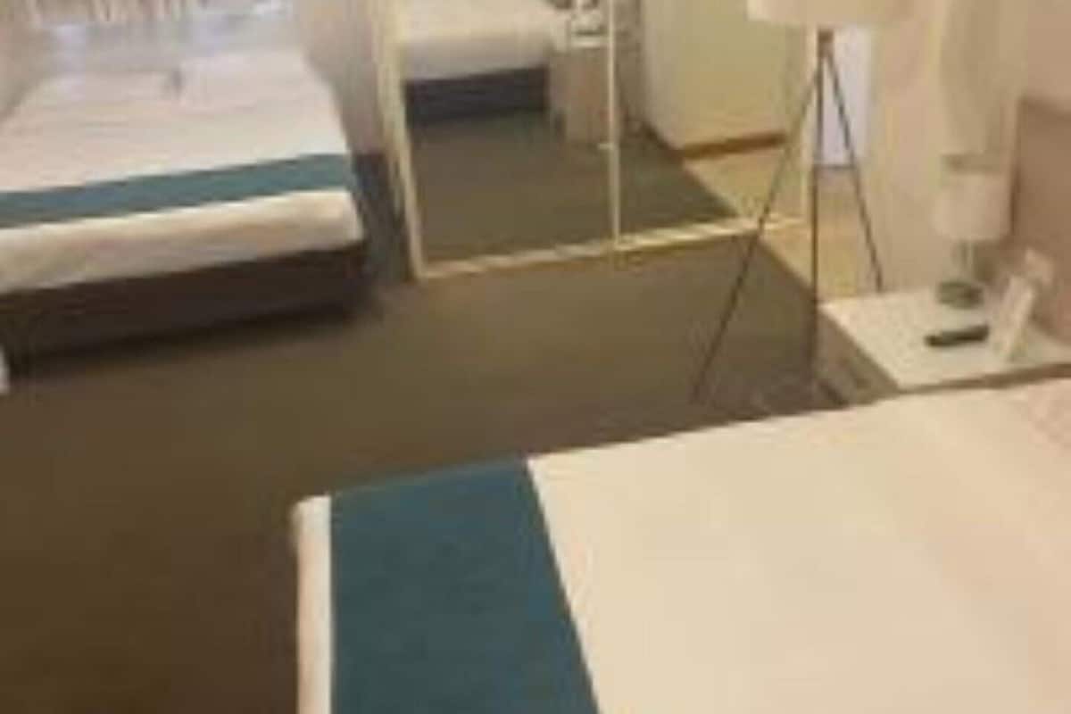 In-room safe, desk, laptop workspace, blackout drapes